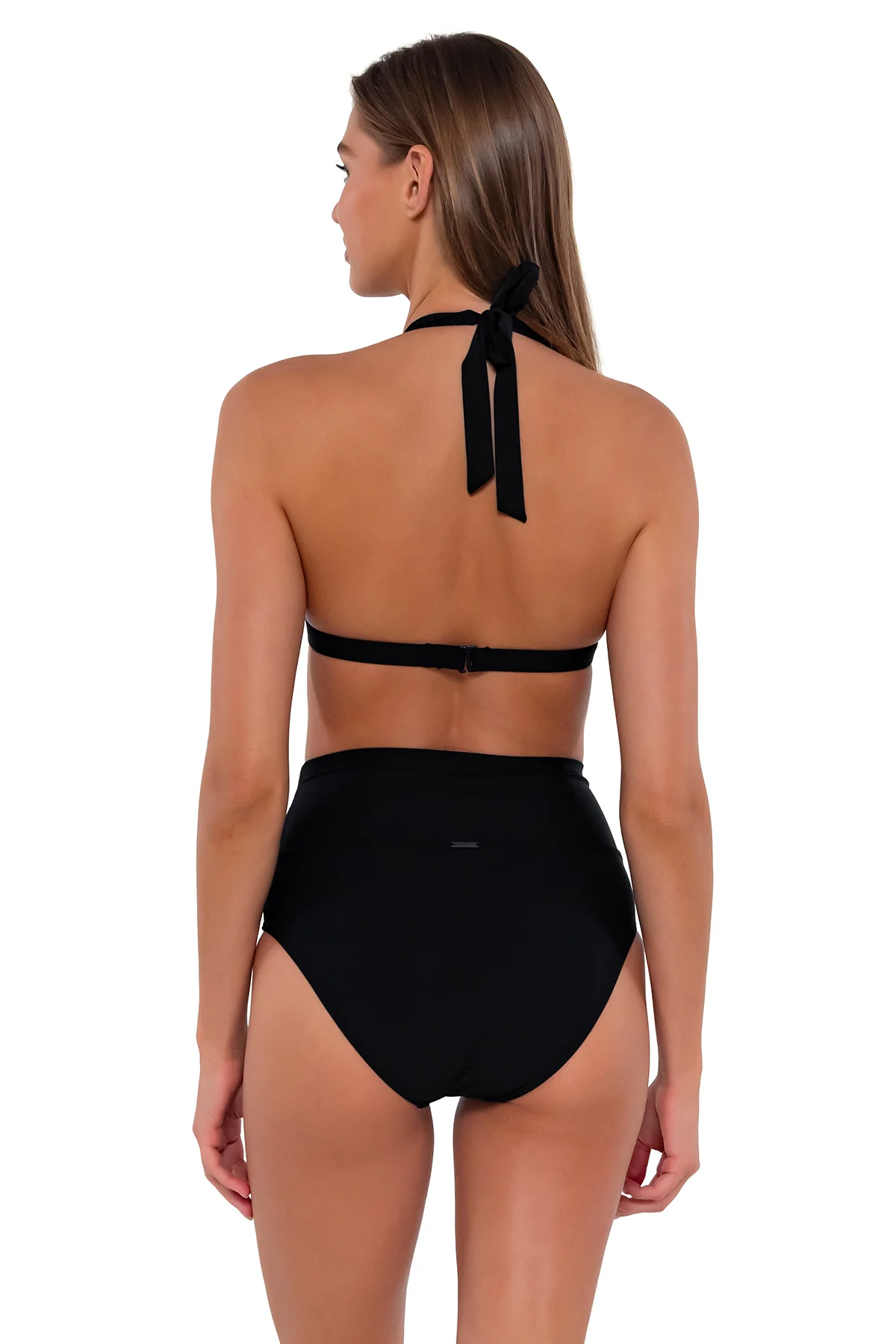 Sunsets Black Hannah High Waist Bottom - Image 4