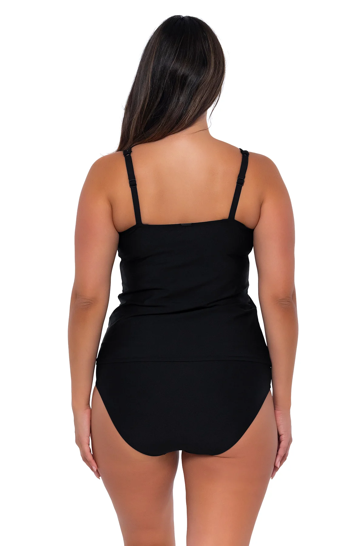 Sunsets Black Taylor Tankini Top - Image 6