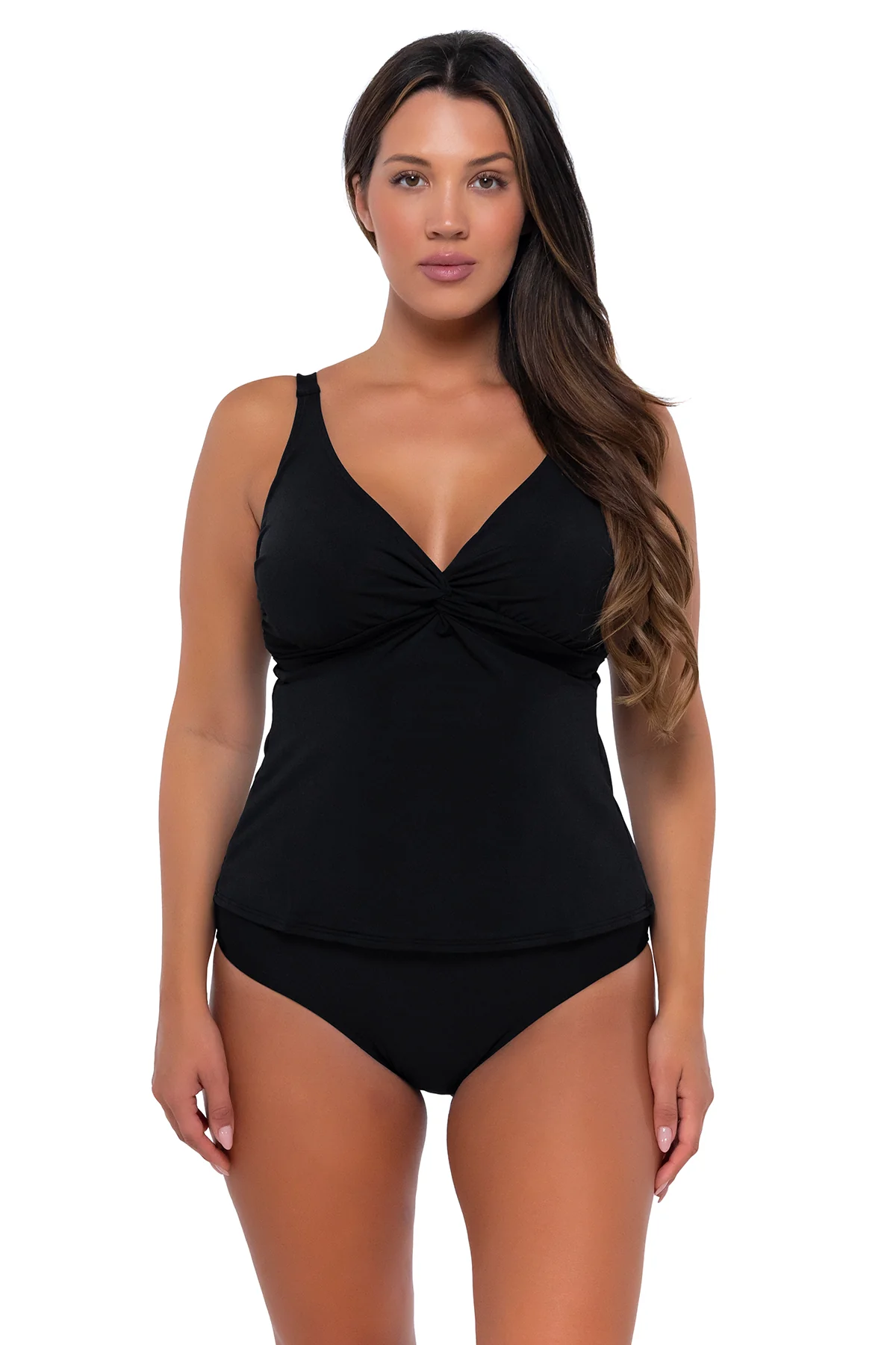 Sunsets Black Forever Tankini Top - Image 4