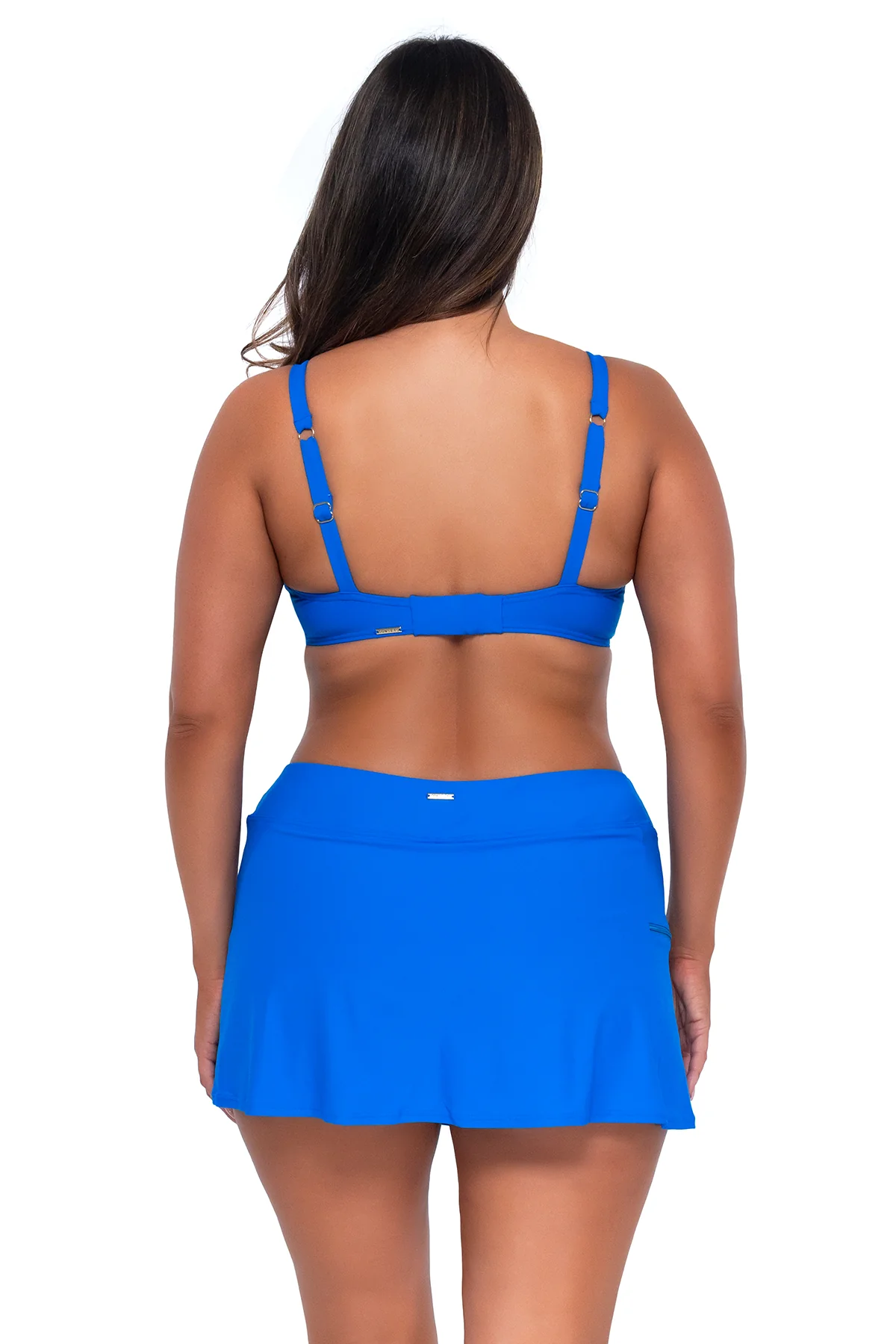 Sunsets Electric Blue Sporty Swim Skirt - Image 9