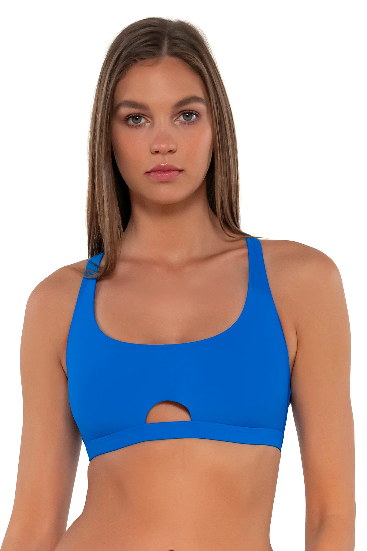 Sunsets Electric Blue Brandi Bralette Top - Image 6