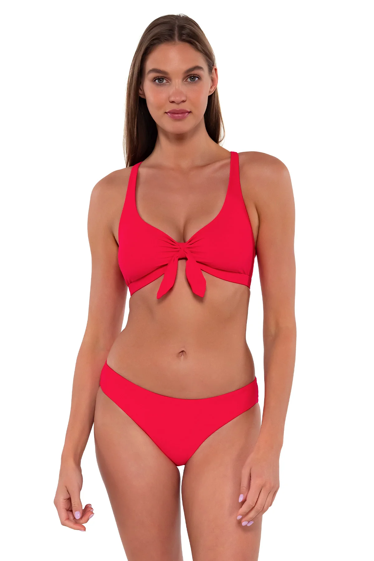 Sunsets Geranium Brandi Bralette Top - Image 4