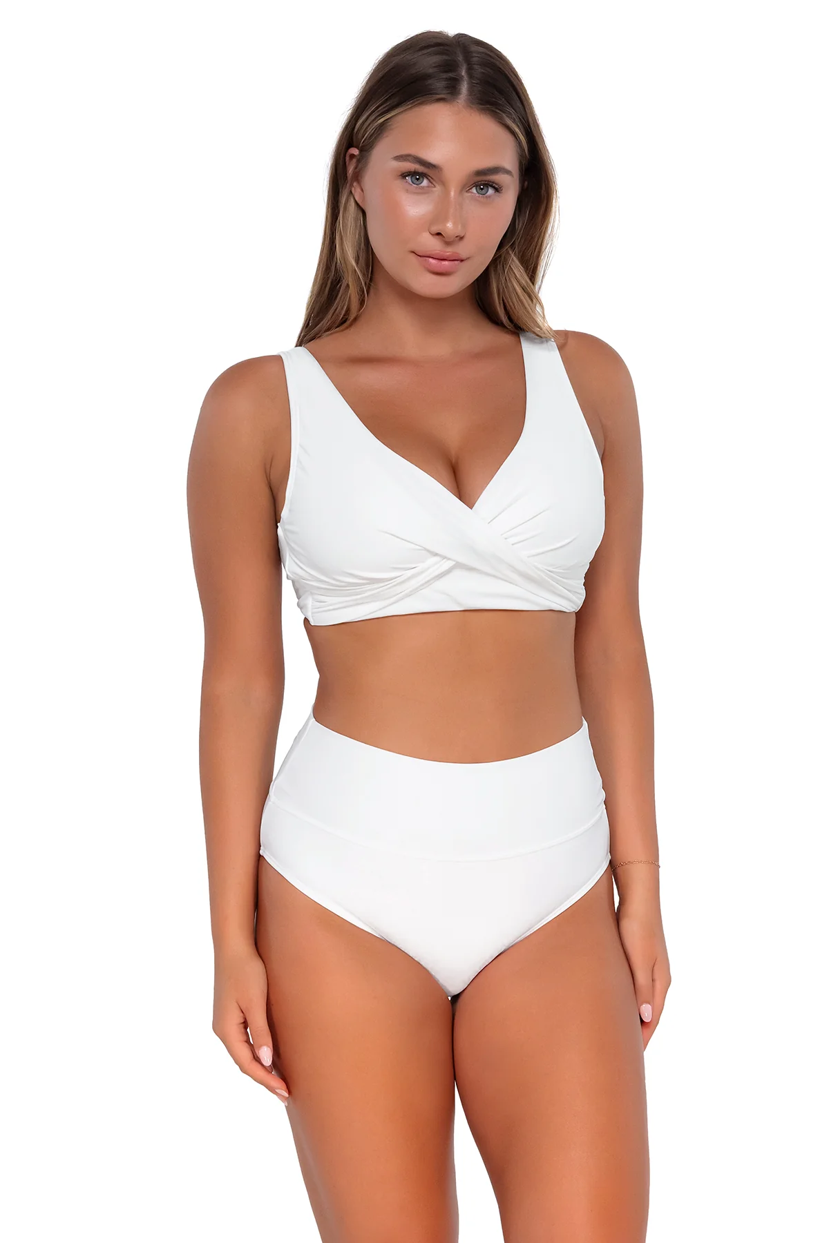 Sunsets White Lily Hannah High Waist Bottom - Image 4